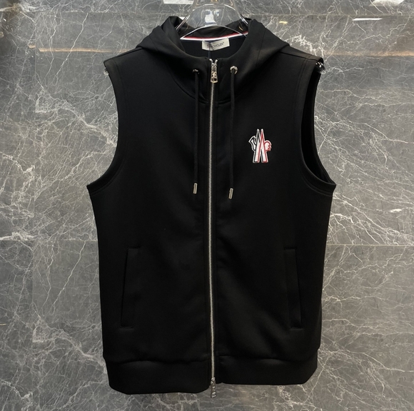MONCLER stand-up collar cardigan vest - Picture 1 of 9